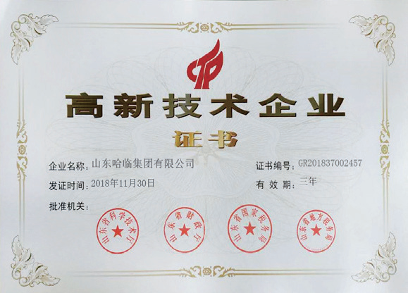 国家级高新技术企业