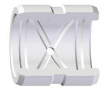 内孔带交叉槽轴套