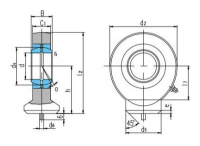 带座带锁口杆端关节轴承